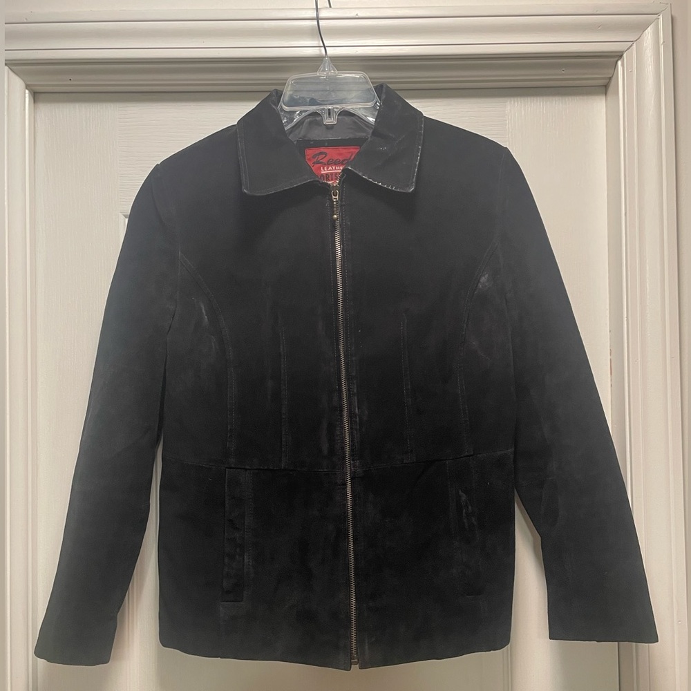 Reed Leather Sportswear Black Jacket - Size M